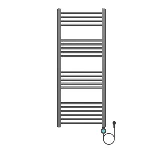 120x50 cm - Ecorad E-Smart Wifi - 700 Watt - Gunmetal - Programmierbarer Elektrischer Heizkörper