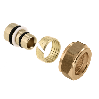 Bonfix Messing Klemmset | 14 für Klemmgehäuse 15
