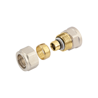 Bonfix Innengewinde x Alu-Klemm Muffe | 1/2 x 26