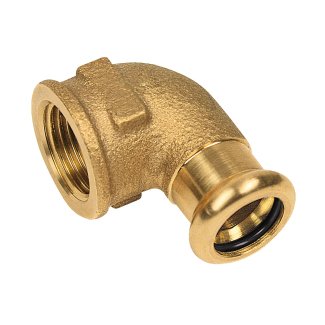 Bonfix Rotkupfer Innengewinde x Press Winkelstück (Wasser) | 3/4 x 15