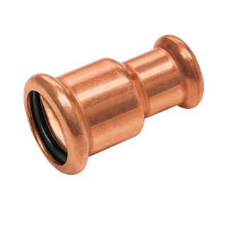 Bonfix Rotkupfer Press gerade Übergangskupplung (Wasser) | 35 x 28