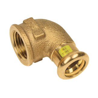 Bonfix Rotkupfer Innengewinde x Press Winkelstück (Gas) | 3/4 x 28