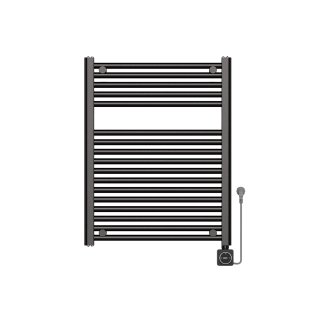 Elara Elektrischer Heizkörper Smart WiFi 76,6 x 60 cm Gunmetal