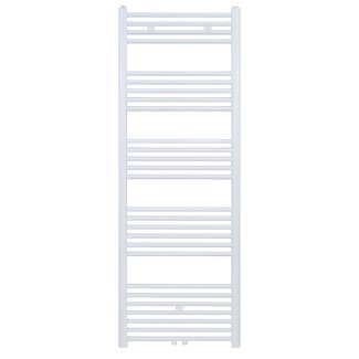 160x40 cm - 700 Watt - Ecorad Badheizkörper - Weiß (RAL9016) - Universal-6 Anschlüsse