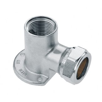 Bonfix verzinnt Innengewinde x Klemm Wandplatte | 1/2 x 15