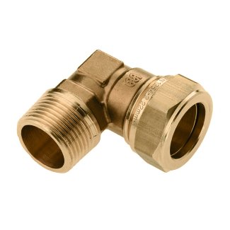 Bonfix Messing Außengewinde x Klemm Winkelstück | 3/8 x 12