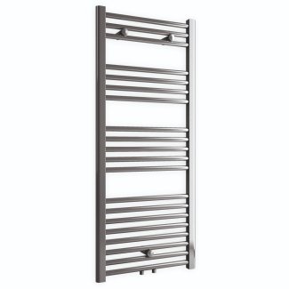 140x60 cm - 900 Watt - Ecorad Badheizkörper - Chrom - Universal-6 Anschlüsse