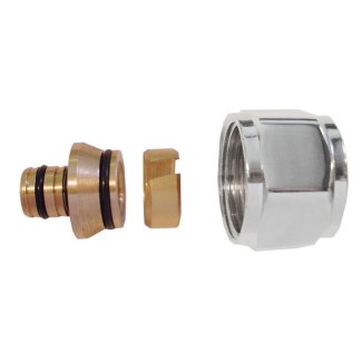 Luxuriöser Adapter 16 x 2,0 mm Eurokonus, Chrom