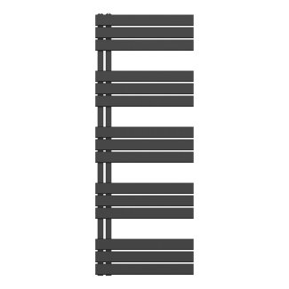 160x60 cm - 875 Watt - Ecorad Slide - Matt Schwarz - Badheizkörper | Designheizkörper