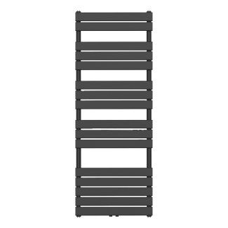 160x60 cm - 875 Watt - Ecorad Florence - Matt Schwarz - Badheizkörper | Designheizkörper