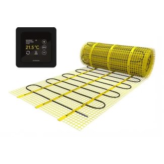 Magnum Matten-Set 12 m² – 1500 Watt – schwarzer Thermostat