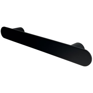 BSXL Magnetisches 460 mm Handtuchregal für Heizkörper rund – Schwarz