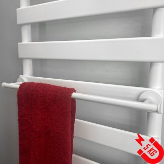 BSXL Magneet-Line Weiß – Magnetischer Handtuchhalter 510 mm